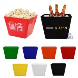 Balde de Pipoca ou Gelo Personalizado para Brinde