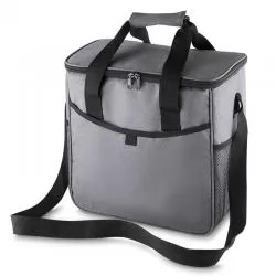 Bolsa Térmica Grande com Bolso Frontal e Bolsos Laterais Personalizada para Brinde