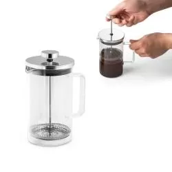 Cafeteira em Vidro Borossilicato Personalizada para Brinde