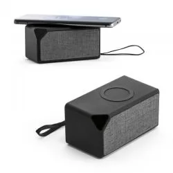 Caixa de Som Bluetooth com Carregador Wireless Personalizada 