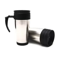 Caneca Metal com Alça Plástica Personalizada para Brinde