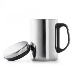 Caneca Metal com Tampa com Vedação Personalizada para Brinde