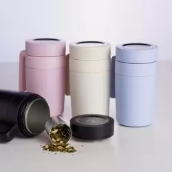 Caneca Metal Térmica com Termômetro Digital Personalizada para Brinde