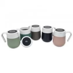 Caneca Metal Térmica com Termômetro Digital Personalizada para Brinde