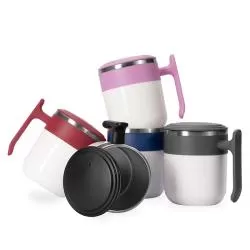 Caneca Plástica com Inox na Parte Interna Personalizada para Brinde