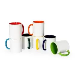 Caneca Porcelana 2 Cores Personalizada 