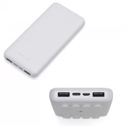 Carregador Porttil Power Bank USB 10000 mAh Personalizado 