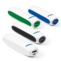 Carregador Portátil Power Bank USB 1800 mAh Personalizado para Brinde