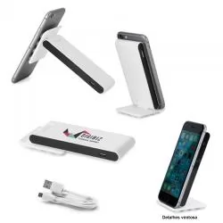 Carregador Portátil Power Bank USB 4000 mAh Personalizado para Brinde