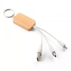 Chaveiro Ecológico com Cabo para Carregamento Personalizado para Brinde