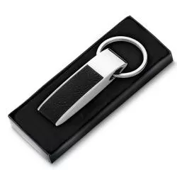 Chaveiro Metal Detalhe em PU Personalizado para Brinde