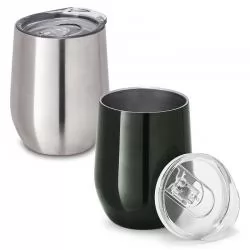 Copo Metal de Viagem com Corpo Duplo Personalizado para Brinde