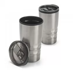 Copo Metal de Viagem com Corpo Duplo Personalizado para Brinde