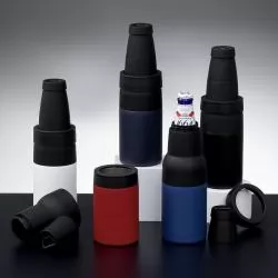Copo Térmico Porta Lata ou Porta Long Neck com Abridor Personalizado para Brinde