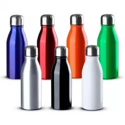 Garrafa Squeeze Metal com Tampa Inox Personalizada 