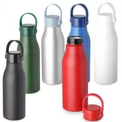 Garrafa Squeeze Metal com Tampa Plástica Personalizada 