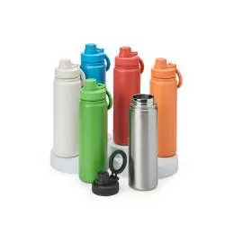 Garrafa Squeeze Metal Térmico com Suporte para Celular Personalizada 