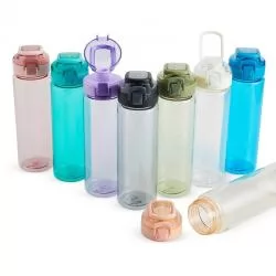 Garrafa Squeeze Plástico com Botão de Acionamento Personalizada 