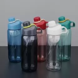 Garrafa Squeeze Plástico com Infusor de Bebidas Personalizada 