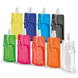 Garrafa Squeeze Plástico Dobrável Personalizada para Brinde