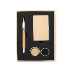 Kit Escritório 3 Peças Ecológico Personalizado 