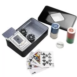 Kit Poker com 80 Fichas Personalizado para Brinde