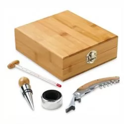 Kit Vinho 4 Peças Personalizado para Brinde