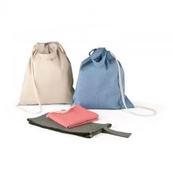 Mochila Saco Algodão Reciclado Personalizada 