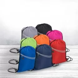 Mochila Saco com Bolso Diagonal Personalizada 