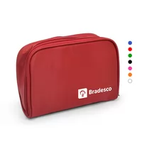 Nécessaire Tecido Design Tradicional Personalizado para Brinde