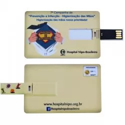 Pen Drive Cartão 4GB Personalizado 