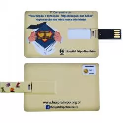Pen Drive Cartão Digital - 4GB Personalizado 