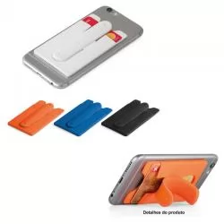 Porta Cartão Silicone Personalizada para Brinde