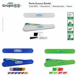 Porta Escova de Dente Plstico Personalizada para Brinde