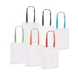 Sacola TNT com Alças Coloridas Personalizada para Brinde