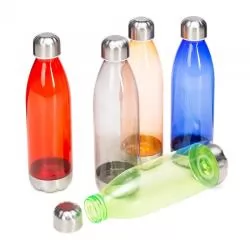 Squeeze plástico Transparente 700ml formato garrafa Personalizado 